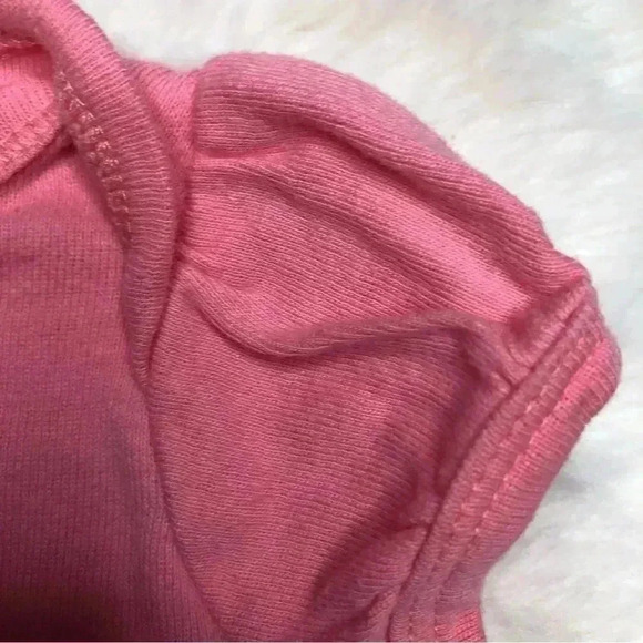 Gerber Onesie DiaperShirt Pink / Flowers /  Face Size Neworn - Picture 10 of 16